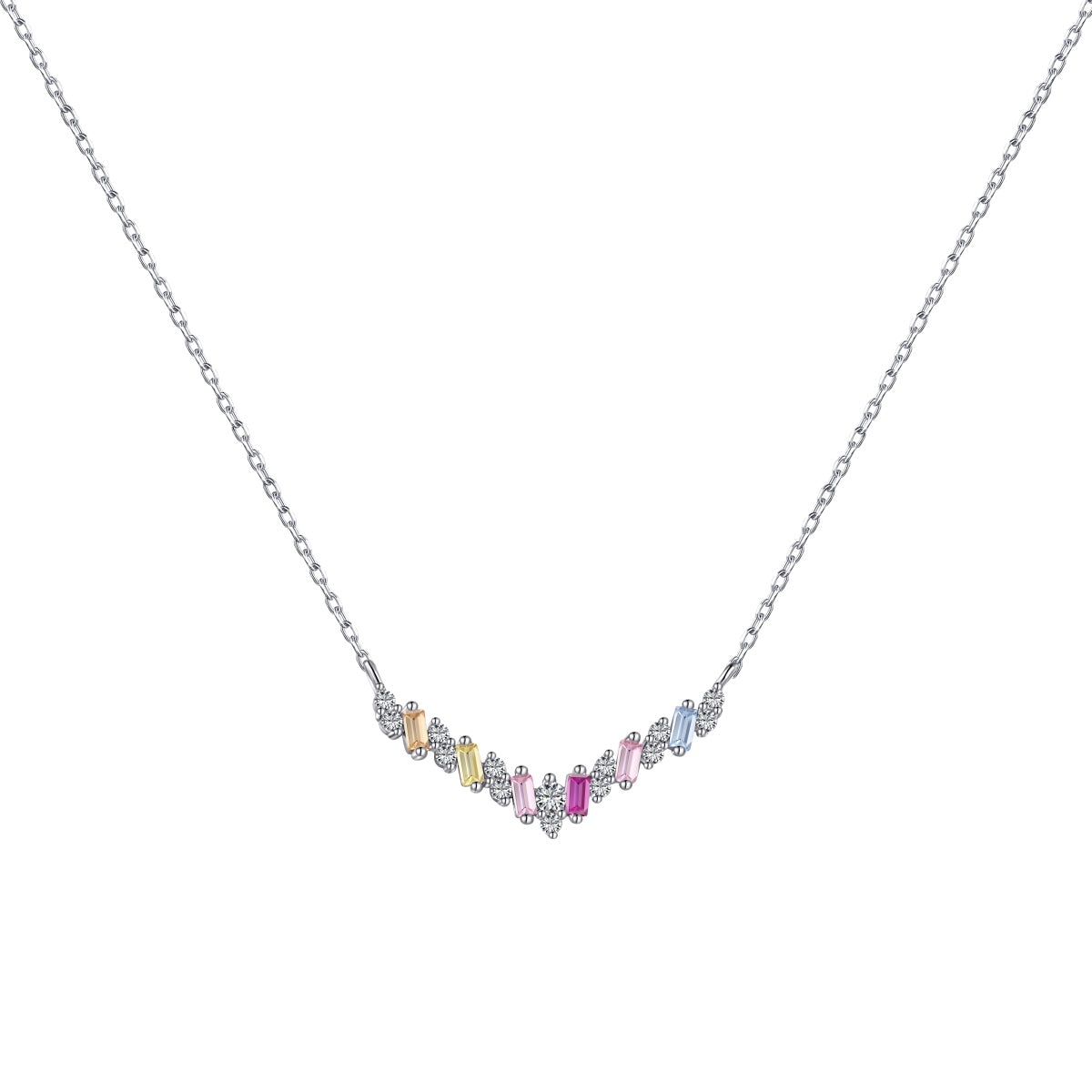 [⭐Sparkve Jewelry]Dazzling Rainbow Necklace