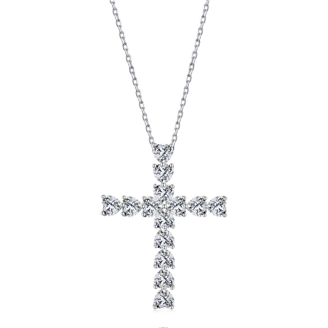 [⭐Sparkve Jewelry]Radiant Cross Shape Necklace