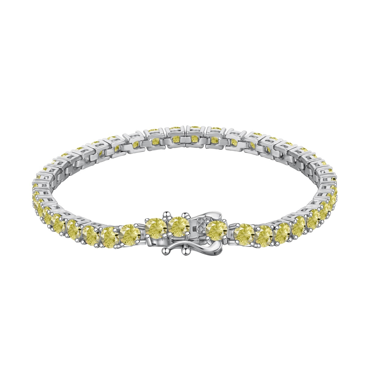 [⭐Sparkve Jewelry]Ornate Dazzling Round Cut Tennis Bracelet