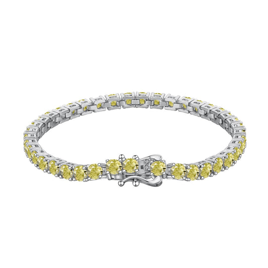 [⭐Sparkve Jewelry]Ornate Dazzling Round Cut Tennis Bracelet