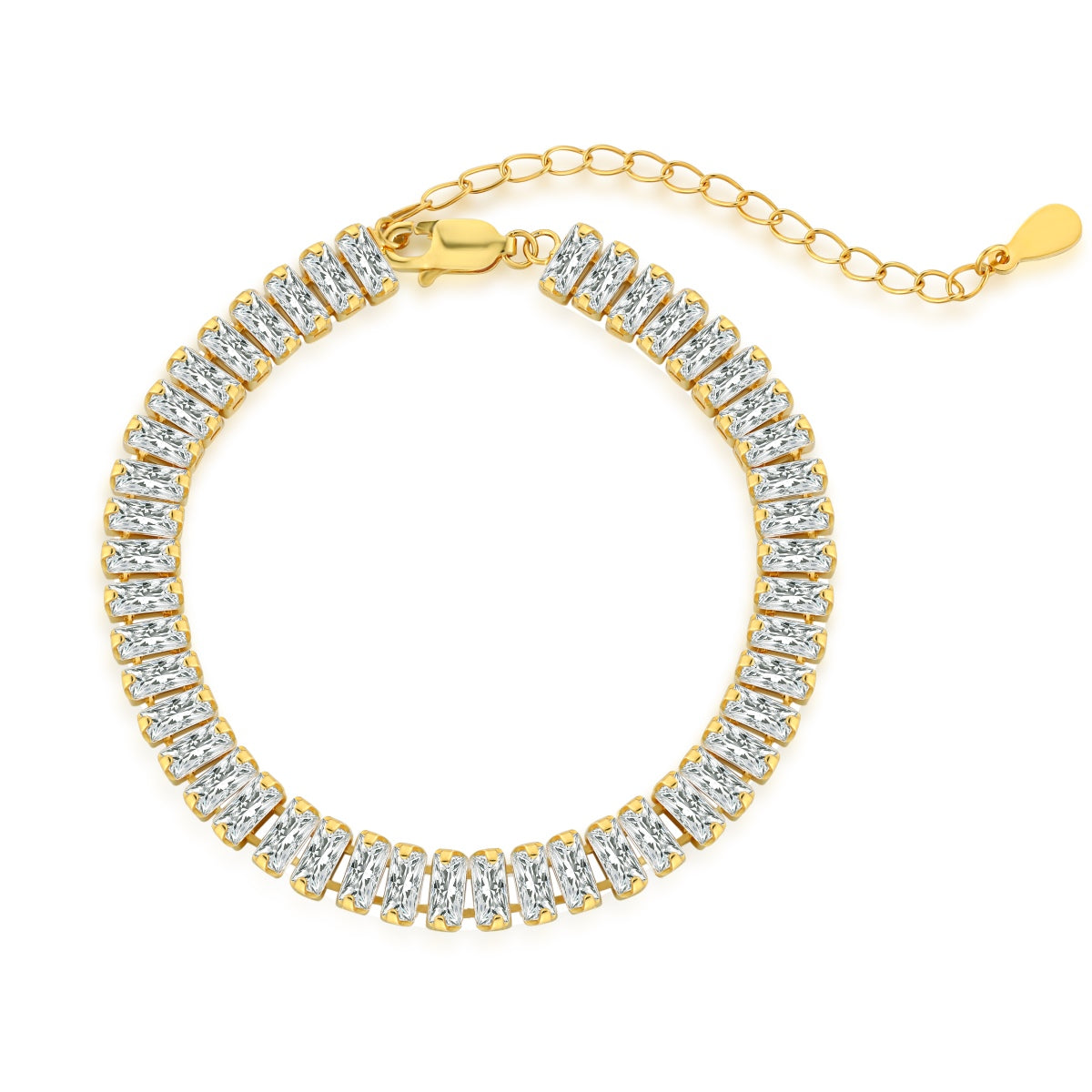 [⭐Sparkve Jewelry]Exquisite Emerald Cut Daily Bracelet
