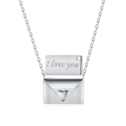 [⭐Sparkve Jewelry]Envelope Heart Shape Mother's Day Necklace