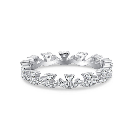 [⭐Sparkve Jewelry]Elegant Resplendent Round Shape Party Ring
