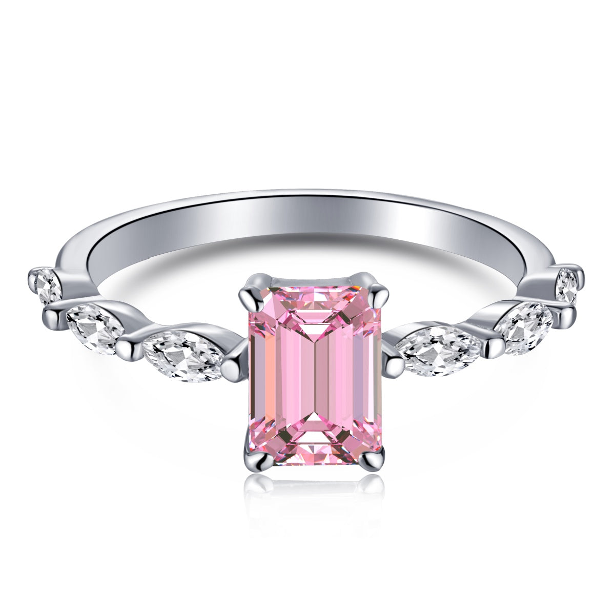 [⭐Sparkve Jewelry]1.0 Carat Dainty Resplendent Radiant Cut Daily Ring