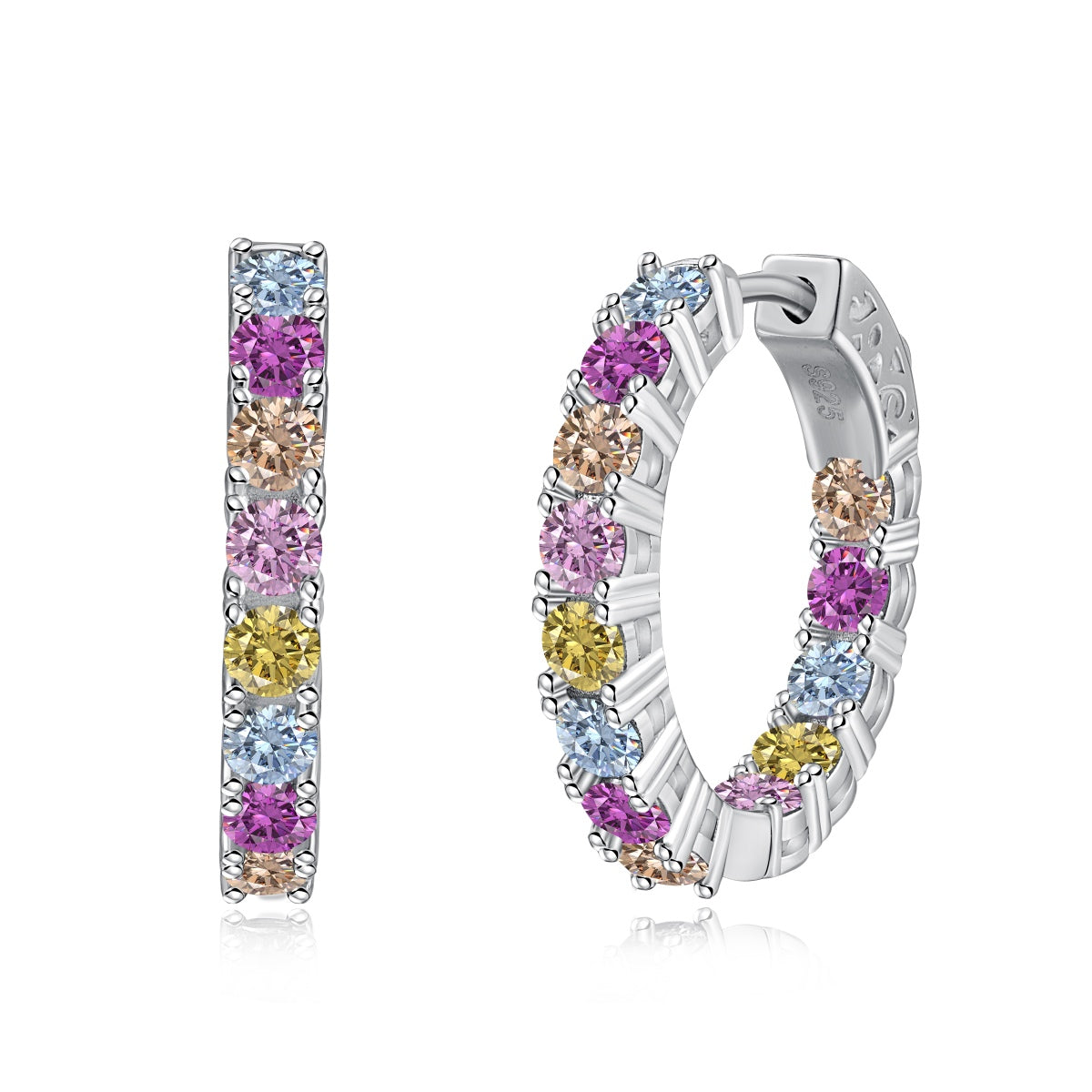 [⭐Sparkve Jewelry]Unique Round Cut Daily Earrings