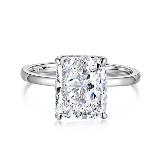 [⭐Sparkve Jewelry]4.0 Carat Ornate Enchanting Radiand Cut Banquet Ring