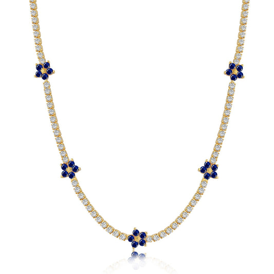 [⭐Sparkve Jewelry]Luxurious Colorful Flower Tennis Necklace