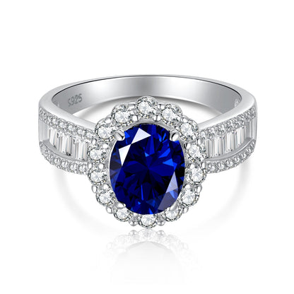 [⭐Sparkve Jewelry]1.5 Carat Dazzling Charming Oval Cut Banquet Ring