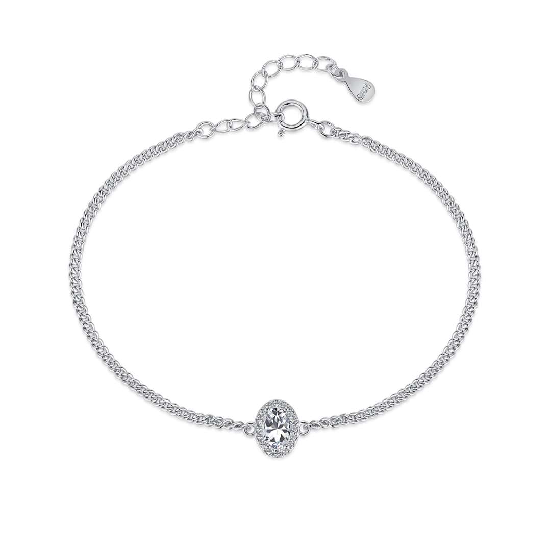 [⭐Sparkve Jewelry]Exquisite Oval Shape Bracelet