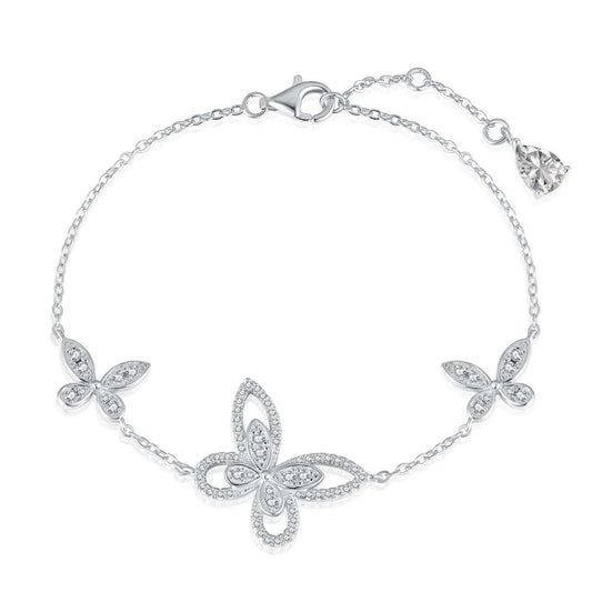 [⭐Sparkve Jewelry]Delicate Butterfly Pendant Bracelet