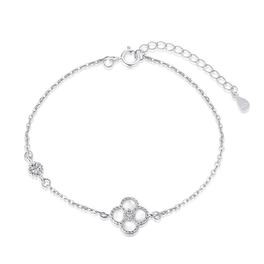 [⭐Sparkve Jewelry]Delicate Four Leaf Clover Bracelet