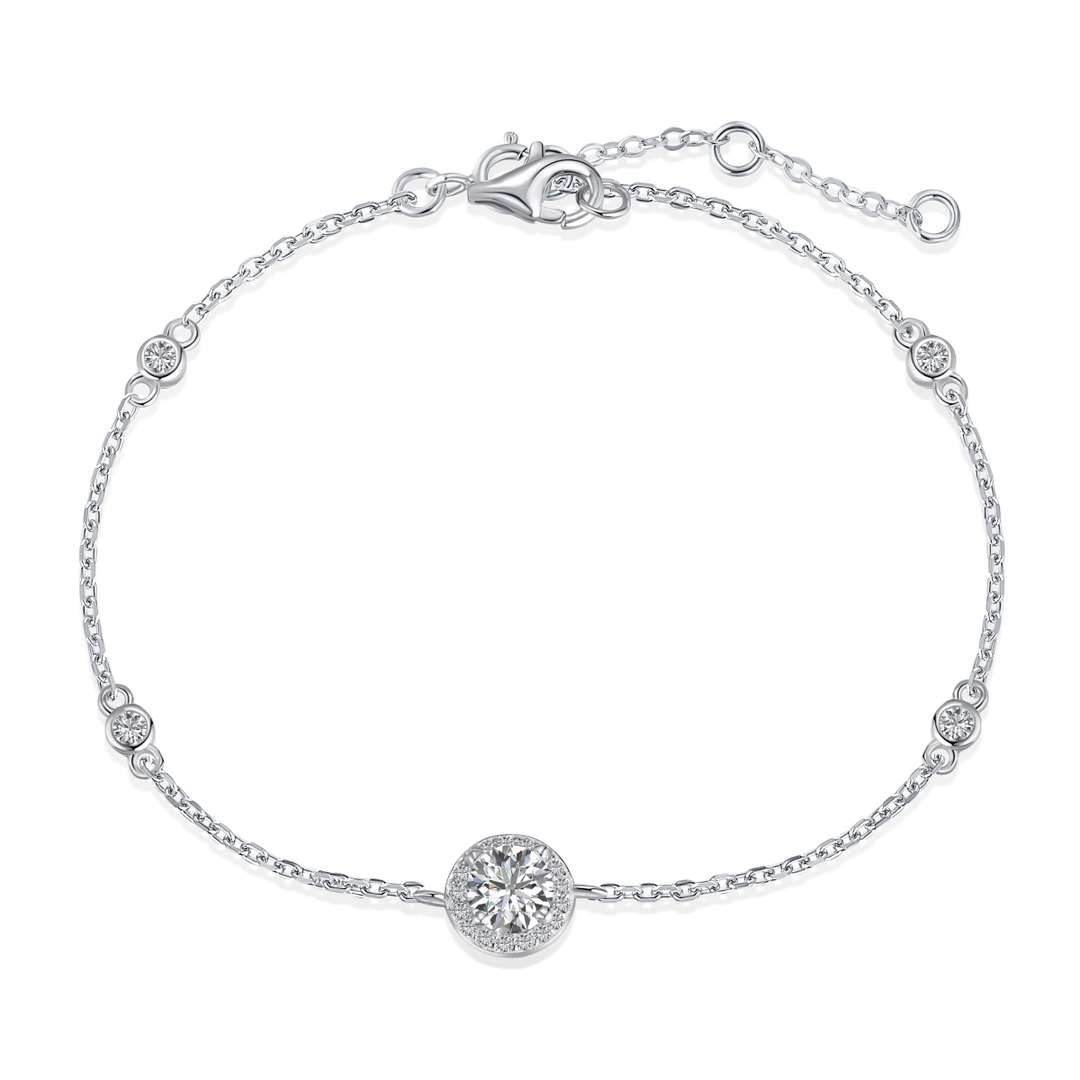 [⭐Sparkve Jewelry]Dazzling Round Cut Shape Bracelet