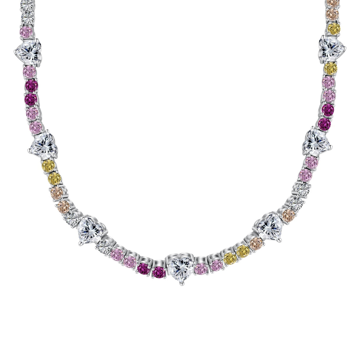 [⭐Sparkve Jewelry]Delicate Colorful Rainbow Tennis Chain