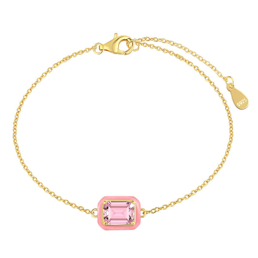 [⭐Sparkve Jewelry]2.0 Carat ⭐Sparkveling Colorful Emerald Cut Daily Bracelet