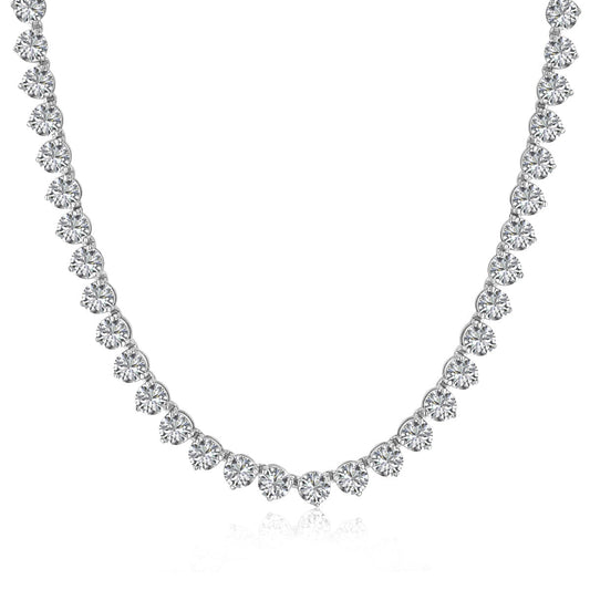 [⭐Sparkve Jewelry]Ornate Heart Cut Tennis Necklace
