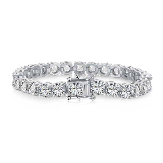 [⭐Sparkve Jewelry]0.75 Carat Dazzling Round Cut Wedding Bracelet