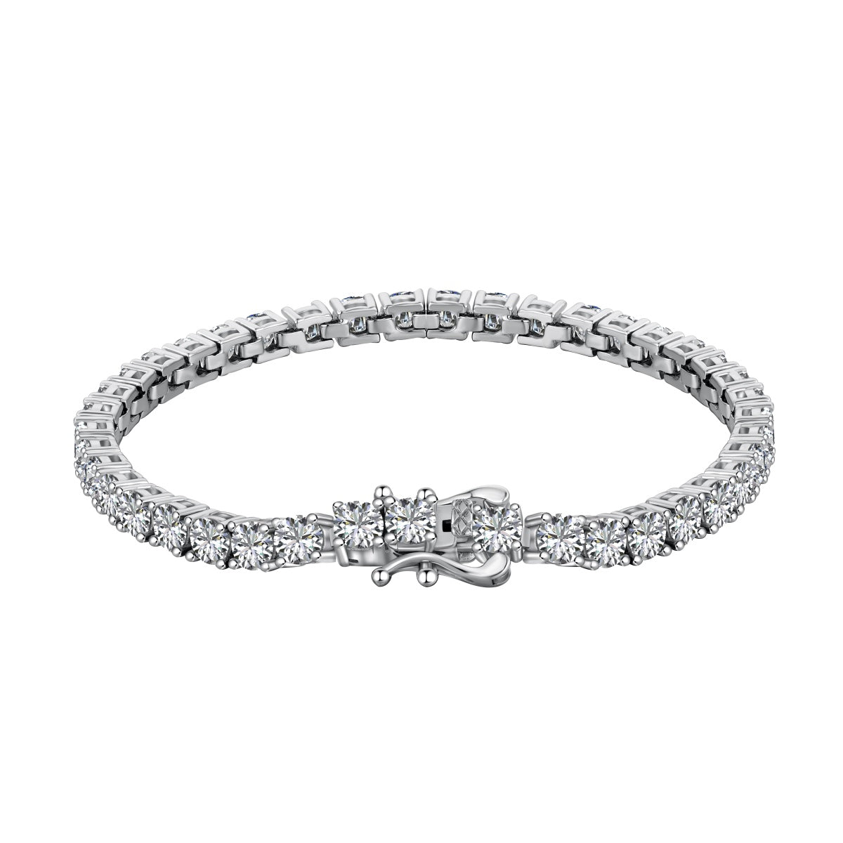 [⭐Sparkve Jewelry]Luxurious Ornate Round Cut Tennis Bracelet