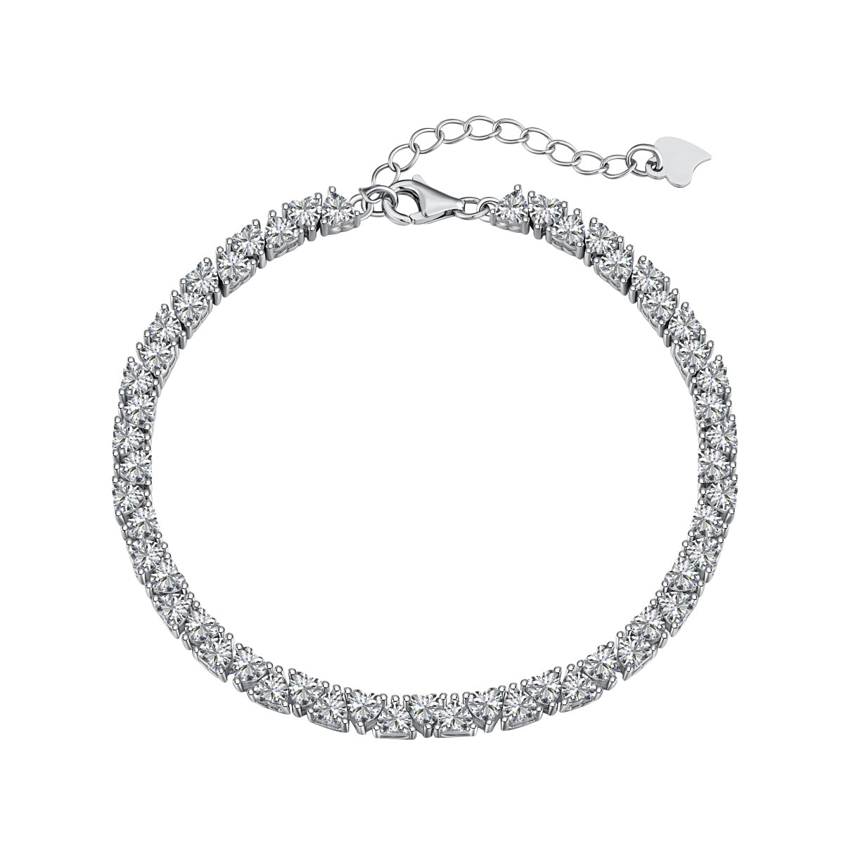[⭐Sparkve Jewelry]Dazzling Romantic Heart Shape Lover Bracelet