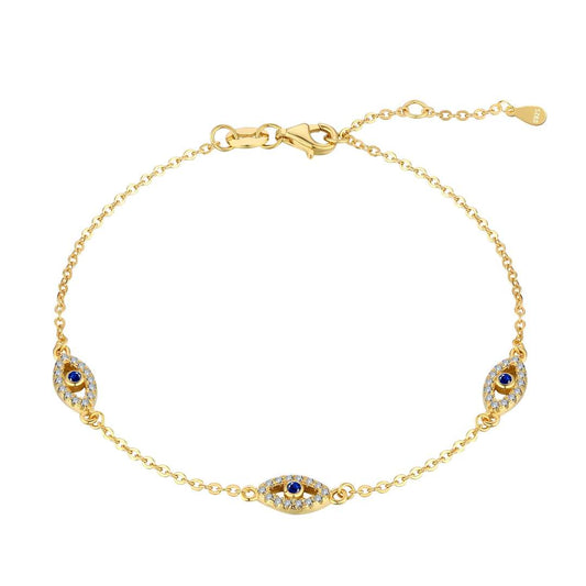 [⭐Sparkve Jewelry]Evil Eye Shape Pendent Necklace