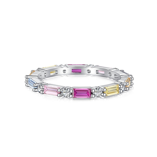 [⭐Sparkve Jewelry]Lively In Shades Elegant Radiant Cut Daily Ring