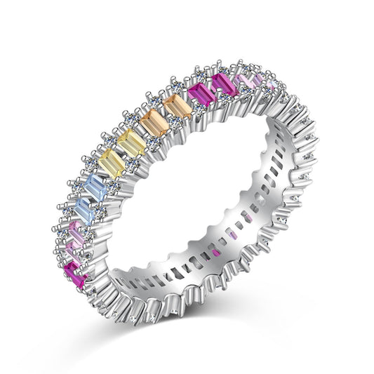 [⭐Sparkve Jewelry]Splashy Ornate Emerald Cut Cocktail Ring