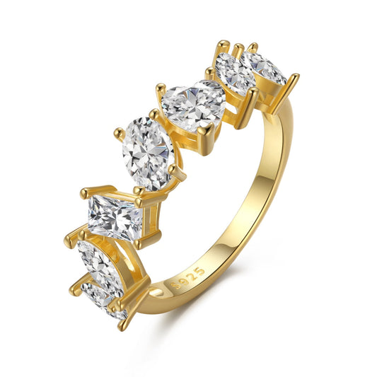 [⭐Sparkve Jewelry]Delicate Multi Cut Ring