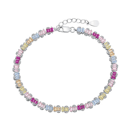 [⭐Sparkve Jewelry]Delicate Colorful Emerald Cut Party Bracelet