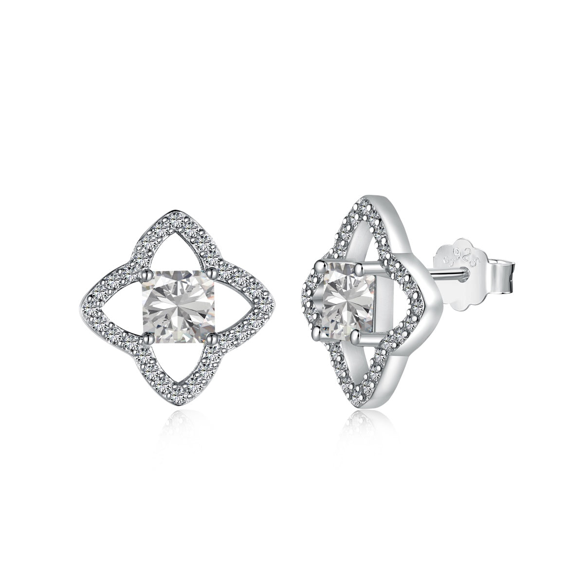 [⭐Sparkve Jewelry]Elegant Star Shape Princess Cut Daily Earrings