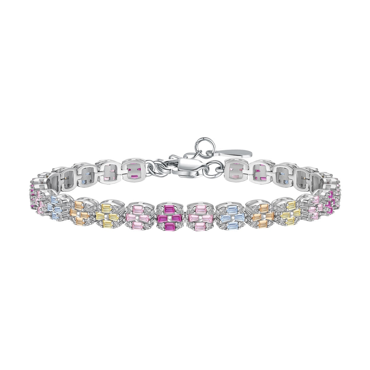 [⭐Sparkve Jewelry]Delicate Colorful Emerald Cut Daily Bracelet