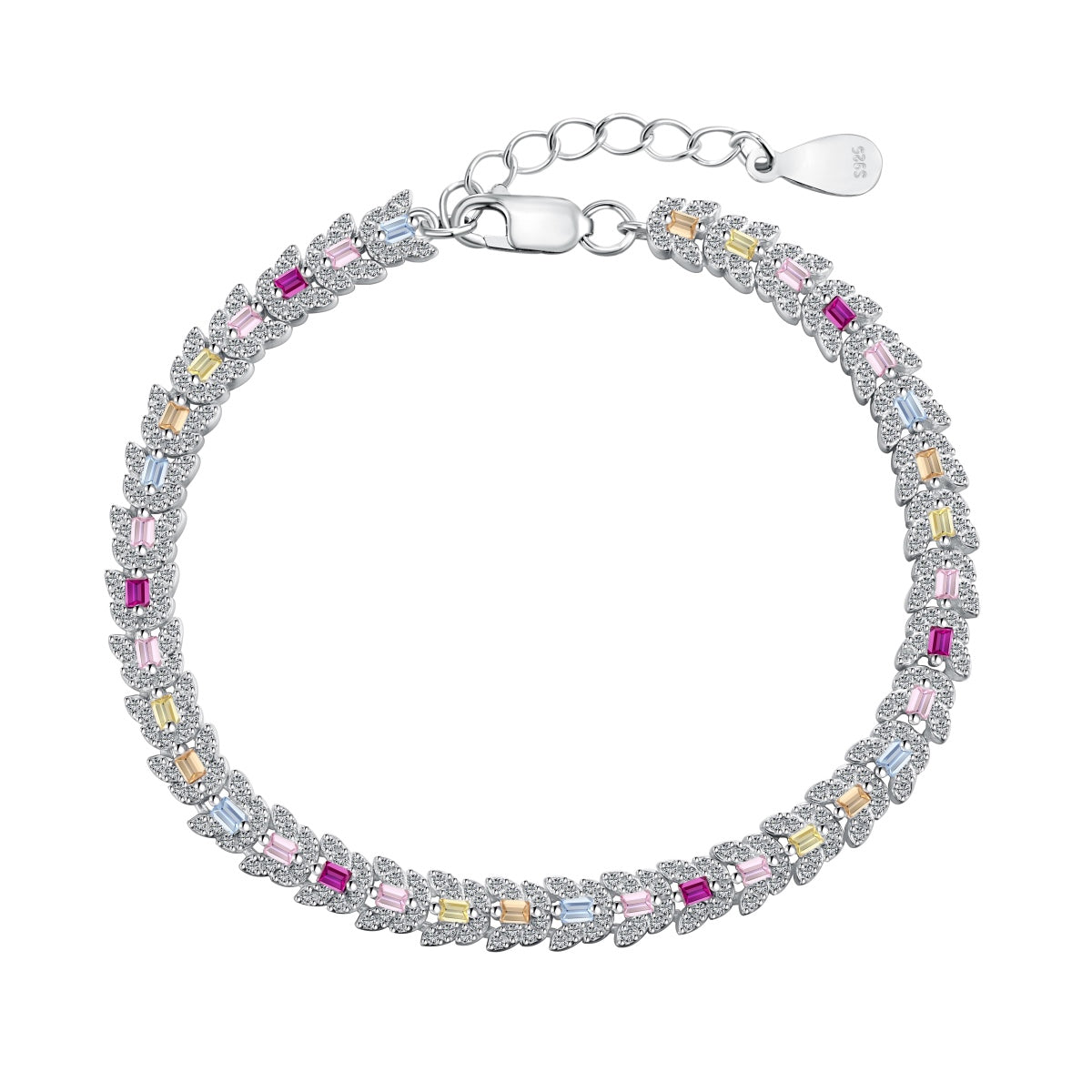 [⭐Sparkve Jewelry]Delicate Colorful Multi Cut Daily Bracelet