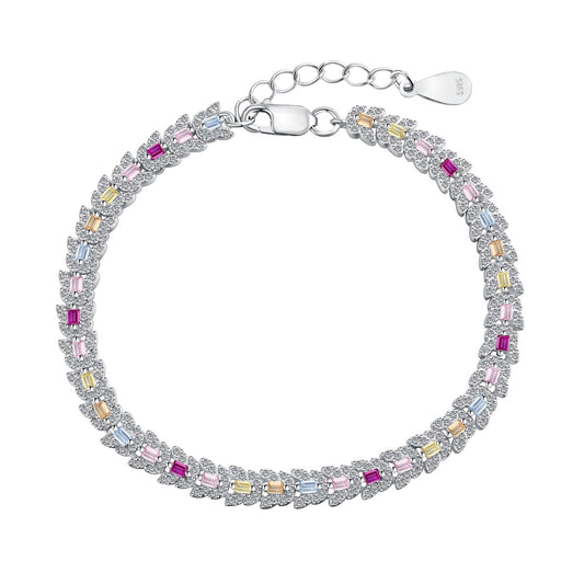 [⭐Sparkve Jewelry]Delicate Colorful Multi Cut Daily Bracelet