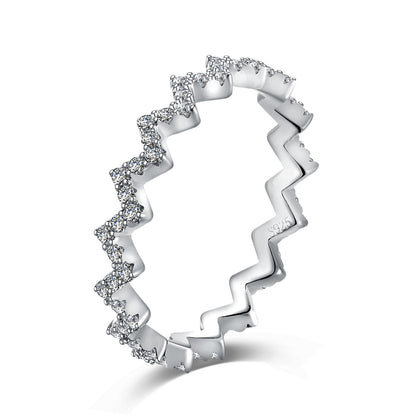[⭐Sparkve Jewelry]Delicate Enchanting Wave Shape Daily Ring