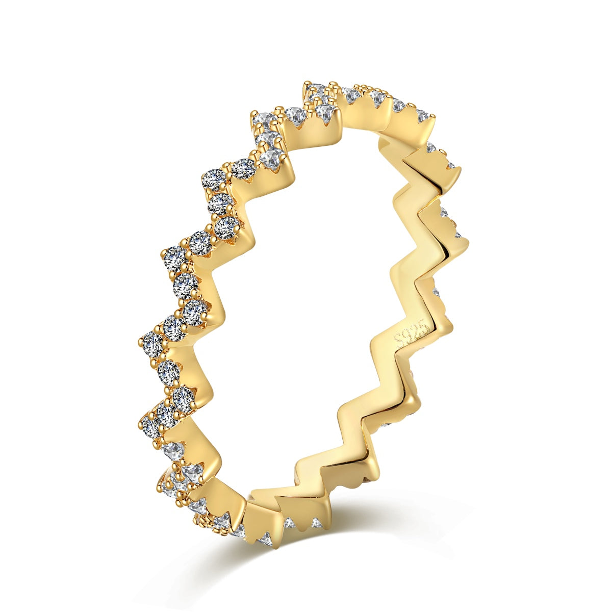 [⭐Sparkve Jewelry]Delicate Enchanting Wave Shape Daily Ring