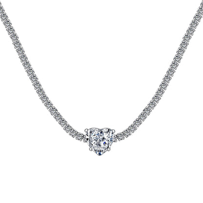 [⭐Sparkve Jewelry]2.0 Carat ⭐Sparkveling Tennis Heart Cut Necklace