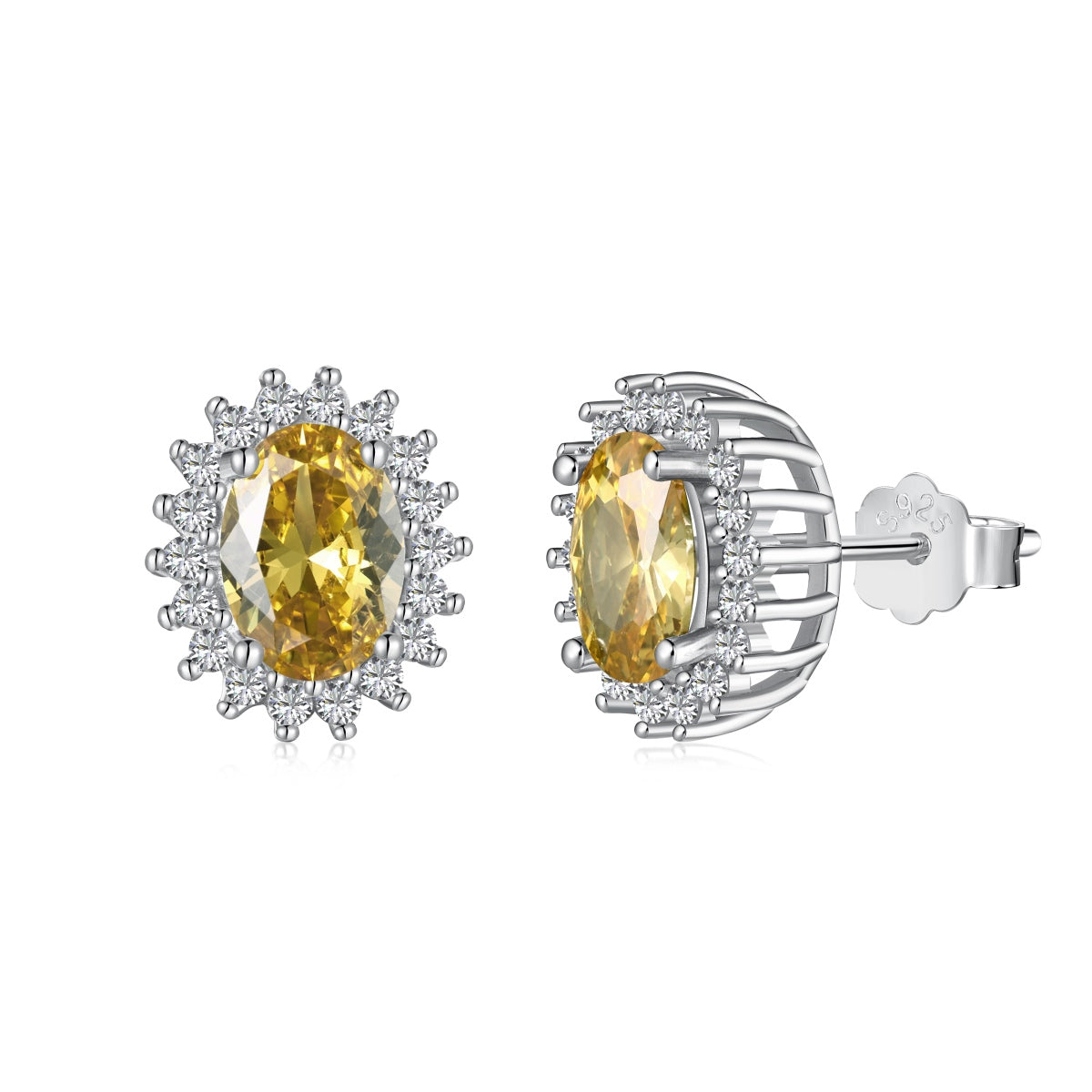 [⭐Sparkve Jewelry]Delicate Radiant Oval Cut Daily Earrings