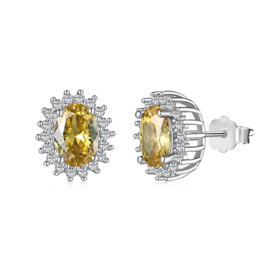[⭐Sparkve Jewelry]Delicate Radiant Oval Cut Daily Earrings