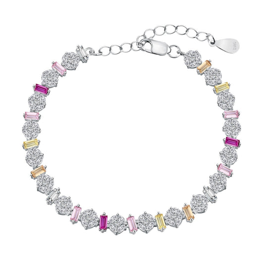 [⭐Sparkve Jewelry]Radiant Colorful Round Shape Daily Bracelet