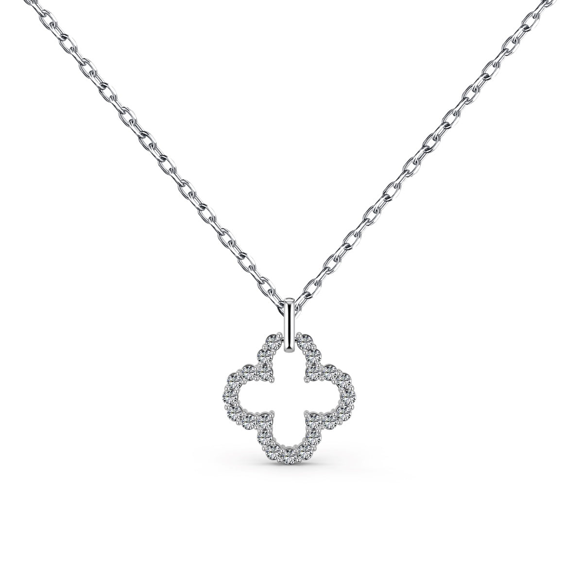 [⭐Sparkve Jewelry]Four-Leaf Clover Hollow Design Exquisite Necklace