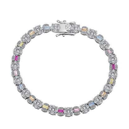 [⭐Sparkve Jewelry]Dazzling Radiant Multi Cut Daily Bracelet