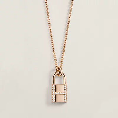[⭐Sparkve]HM ADVANCED NICHE LOCK HEAD NECKLACE DIAMONDS