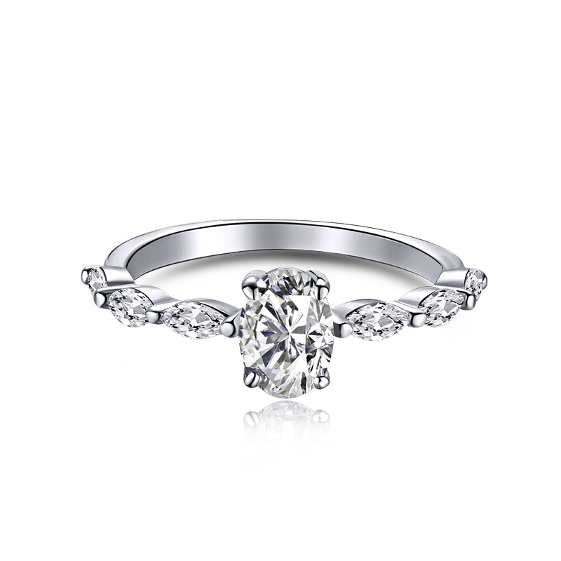 [⭐Sparkve Jewelry]0.75 Carat Luxurious Vibrant Elongated Cushion Cut Daily Ring