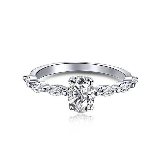 [⭐Sparkve Jewelry]0.75 Carat Luxurious Vibrant Elongated Cushion Cut Daily Ring
