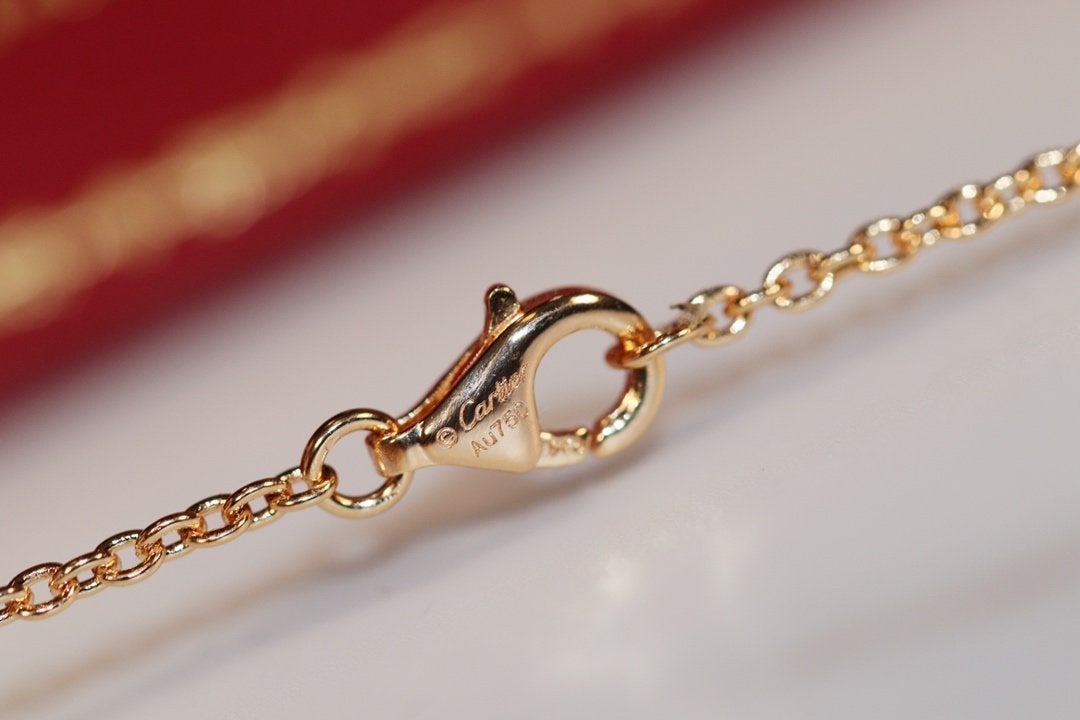 [⭐Sparkve]LOVE NECKLACE PINK GOLD AND SILVER