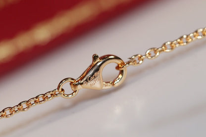 [⭐Sparkve]LOVE NECKLACE PINK GOLD AND SILVER