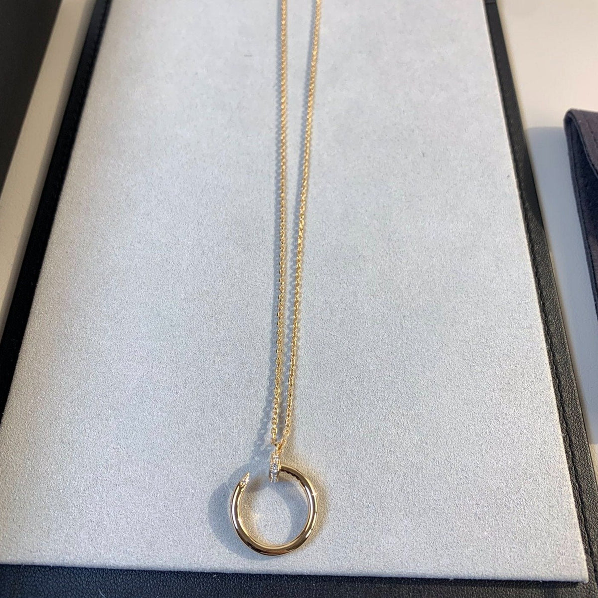 [⭐Sparkve]JUSTE NECKLACE PINK GOLD
