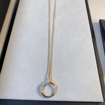 [⭐Sparkve]JUSTE NECKLACE PINK GOLD
