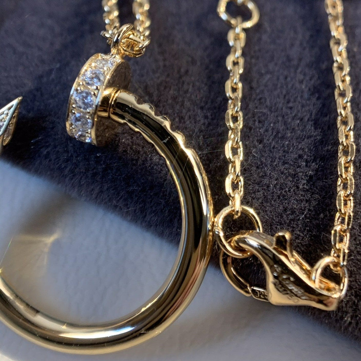 [⭐Sparkve]JUSTE NECKLACE PINK GOLD