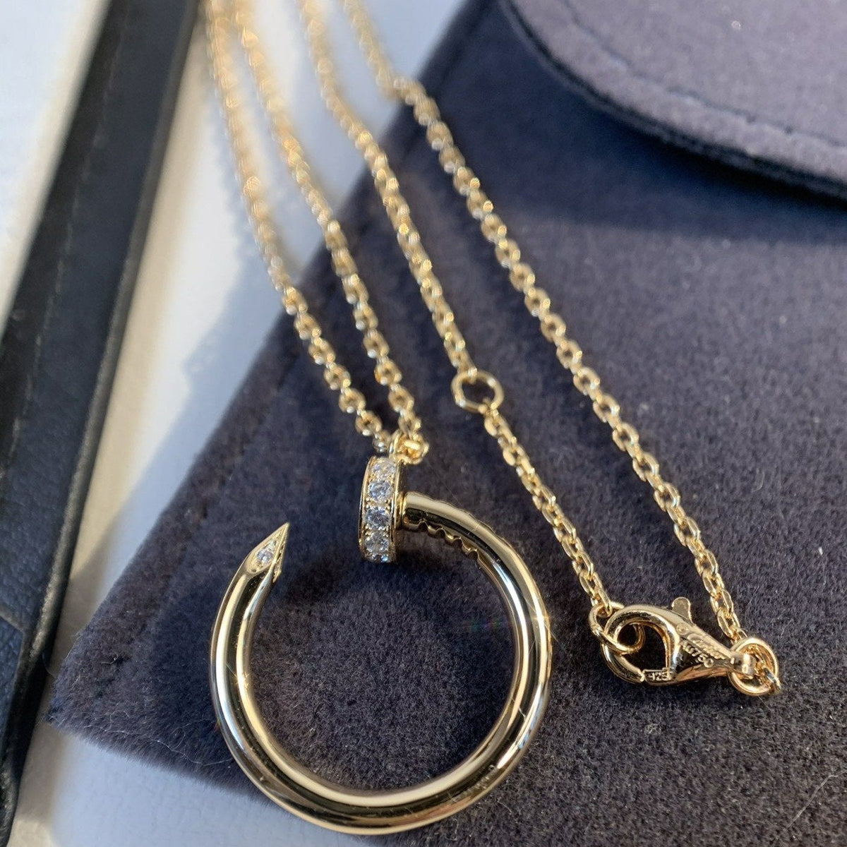 [⭐Sparkve]JUSTE NECKLACE PINK GOLD