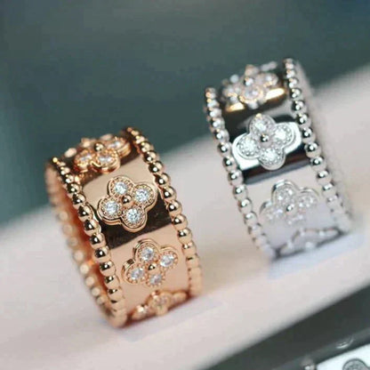 [⭐Sparkve]CLOVER KALEIDOSCOPE RING 10MM