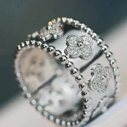 [⭐Sparkve]CLOVER KALEIDOSCOPE RING 10MM